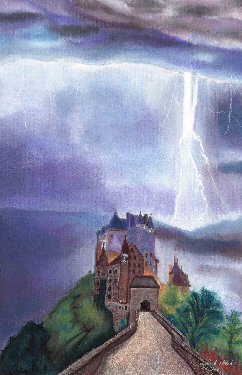 Giclee art print of Eltz Castle in Germany