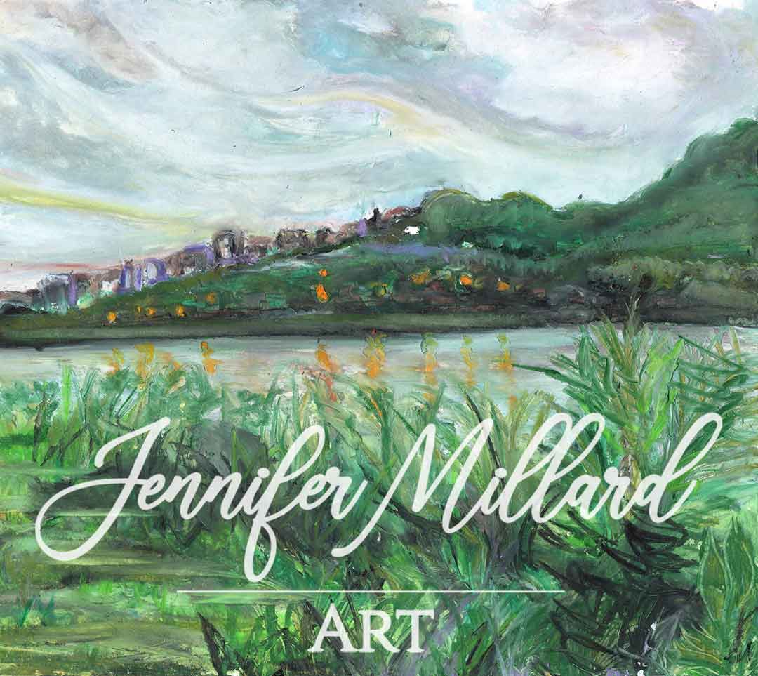 Across the River Fine Art Print - Jennifer Millard Art