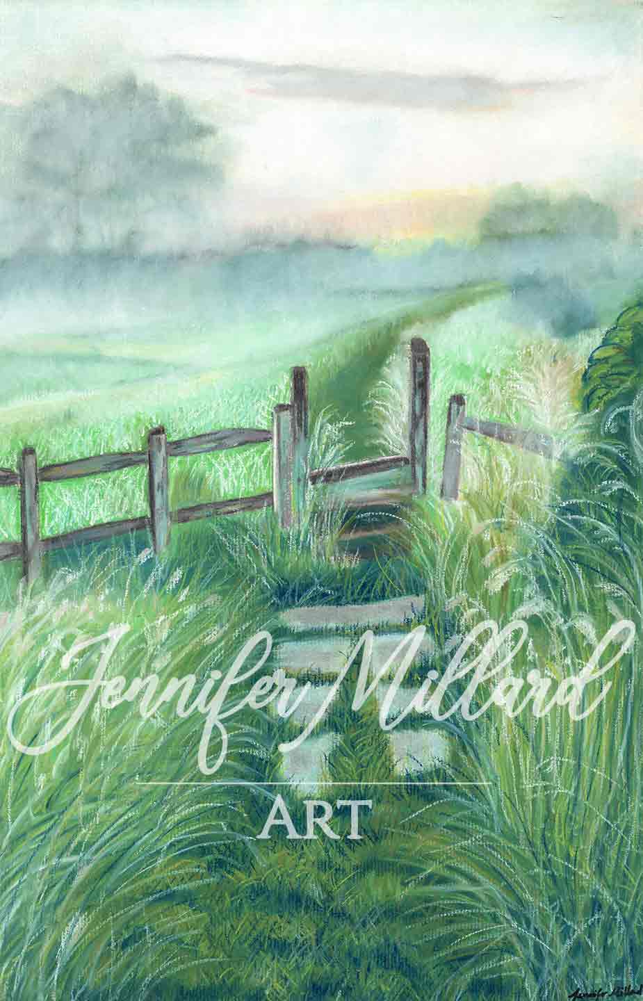 Early in the Field Fine Art Print - Jennifer Millard Art