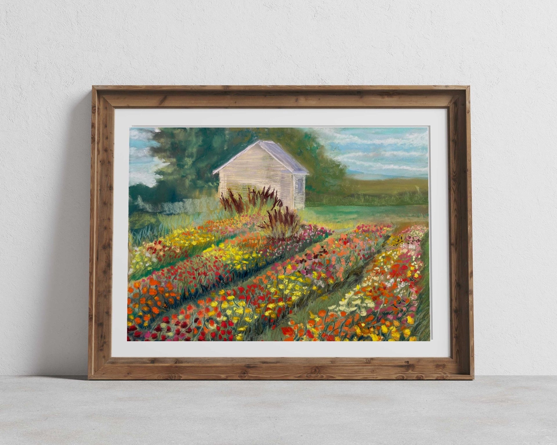 Kentucky Flower Farm Fine Art Print - Jennifer Millard Art