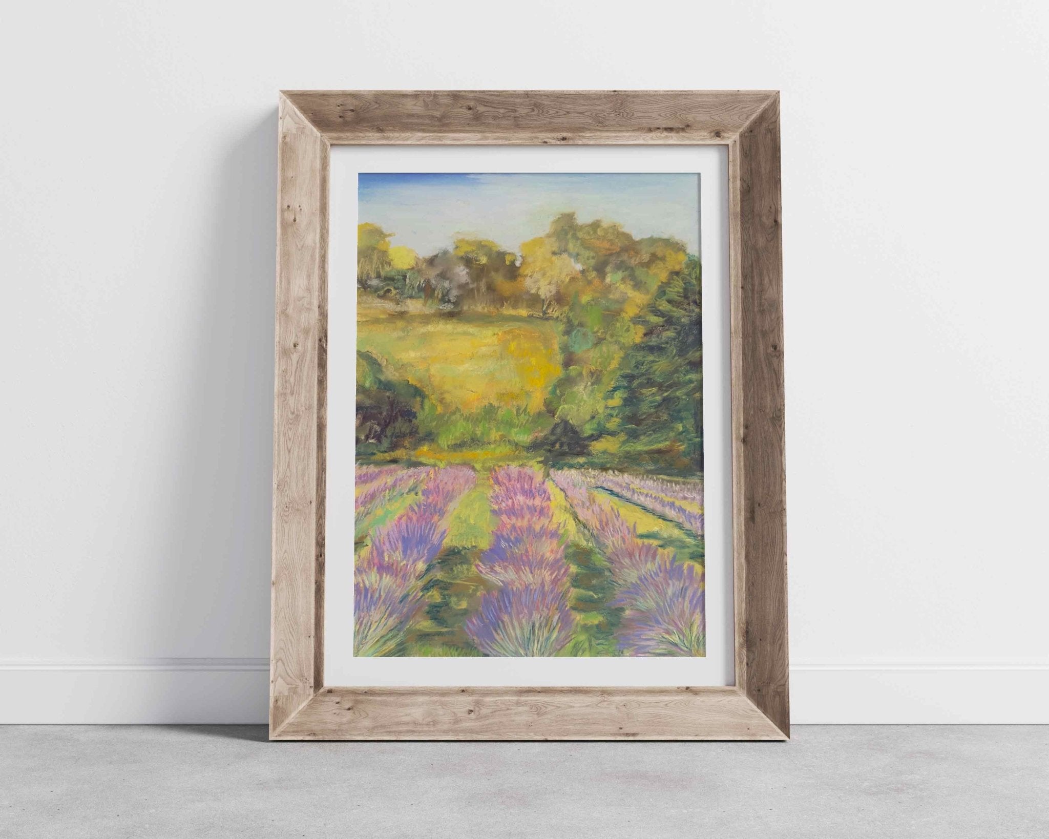 Lavender Farm Fine Art Print - Jennifer Millard Art