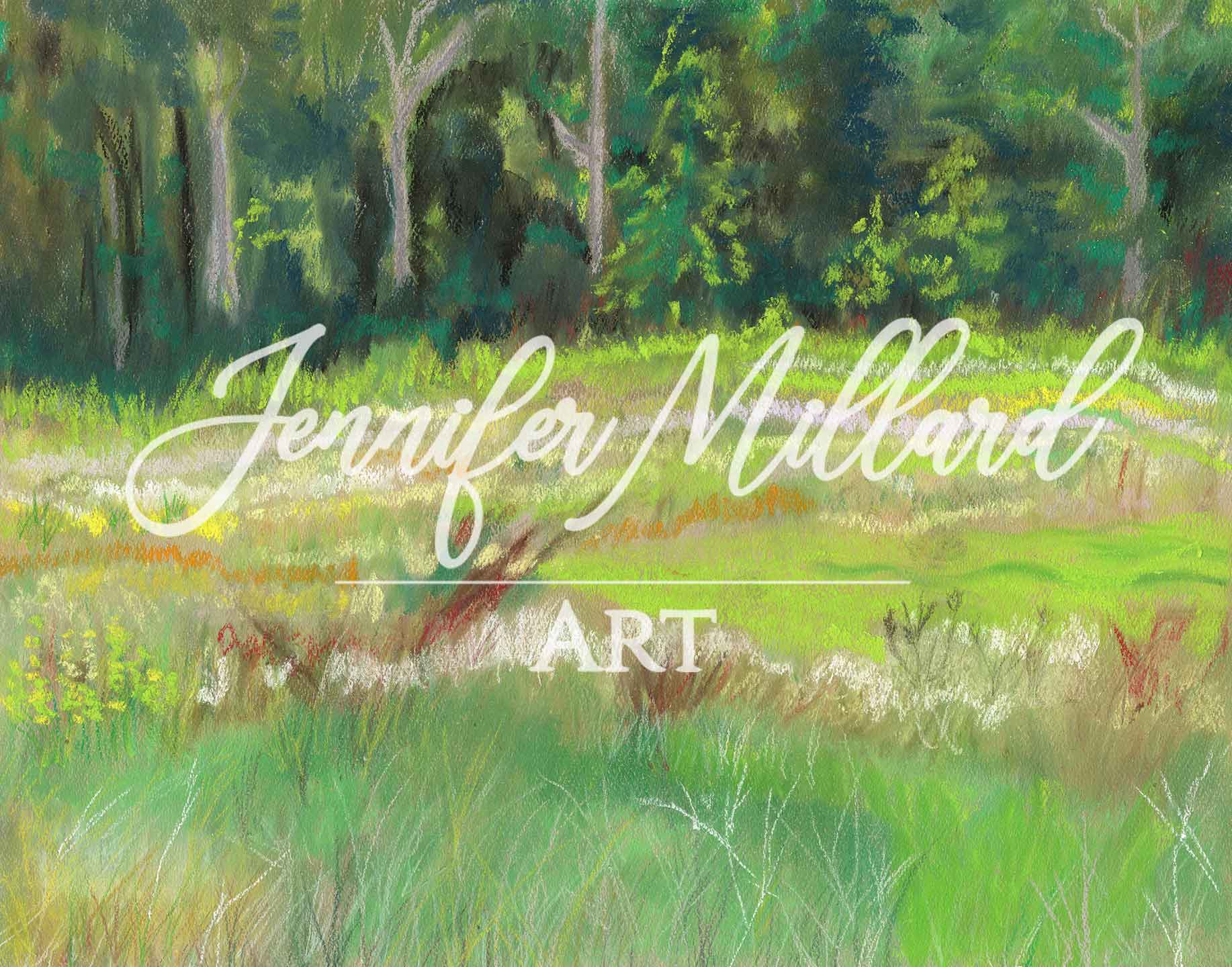 Midsummer Meadow Fine Art Print - Jennifer Millard Art