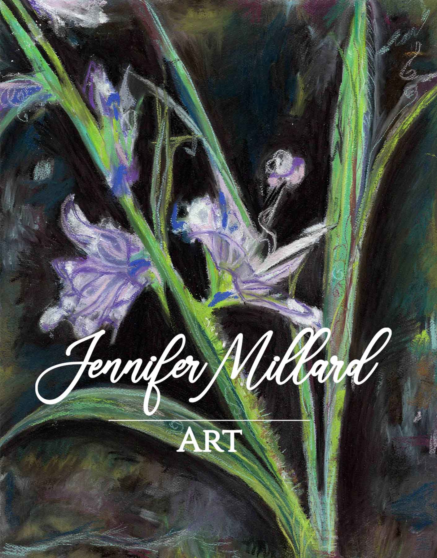 Nocturnal Flora Fine Art Print - Jennifer Millard Art