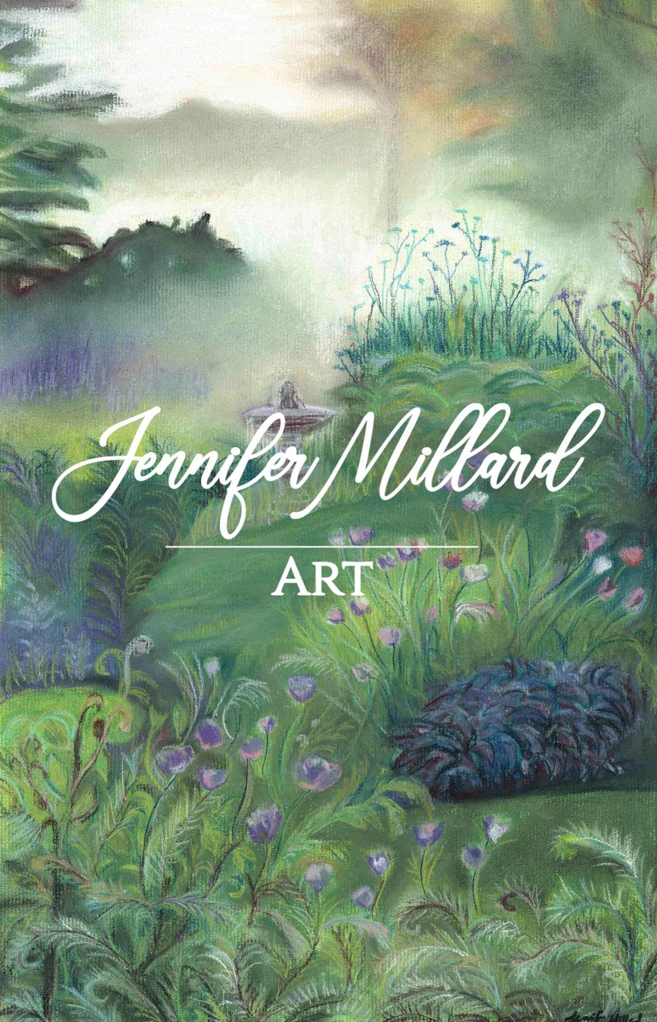 The Storytelling Garden Fine Art Print - Jennifer Millard Art