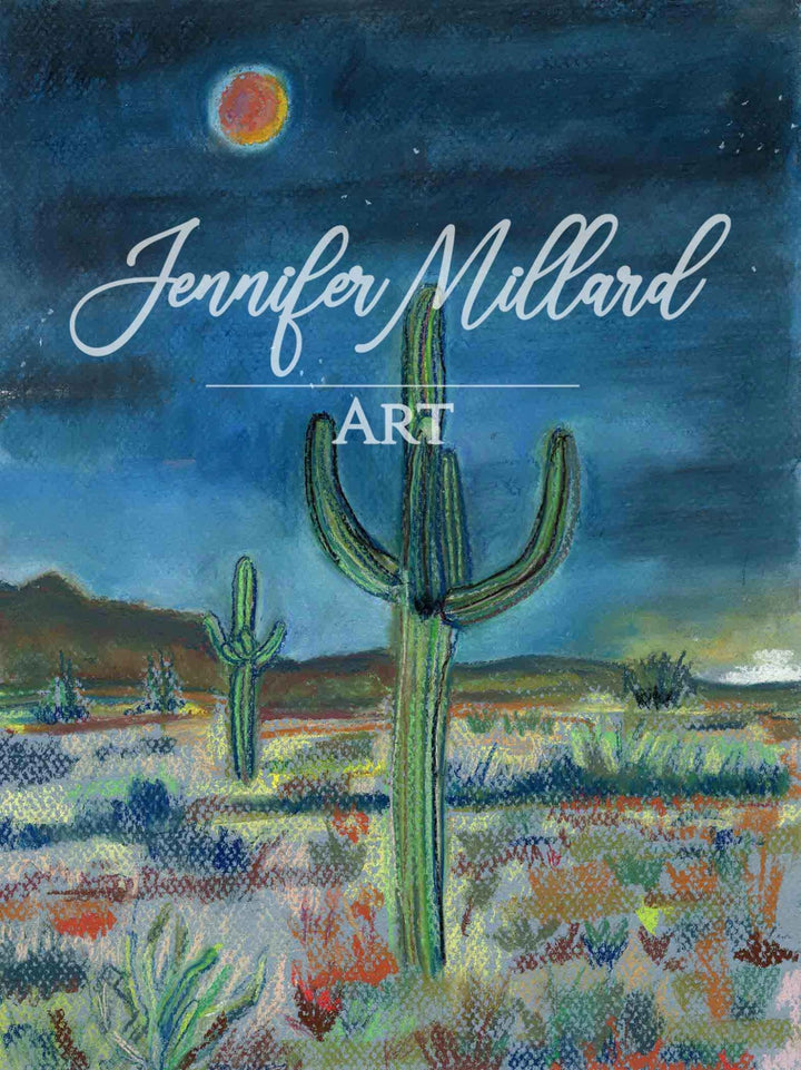 Tierra Seca de Estrellas Fine Art Print - Jennifer Millard Art